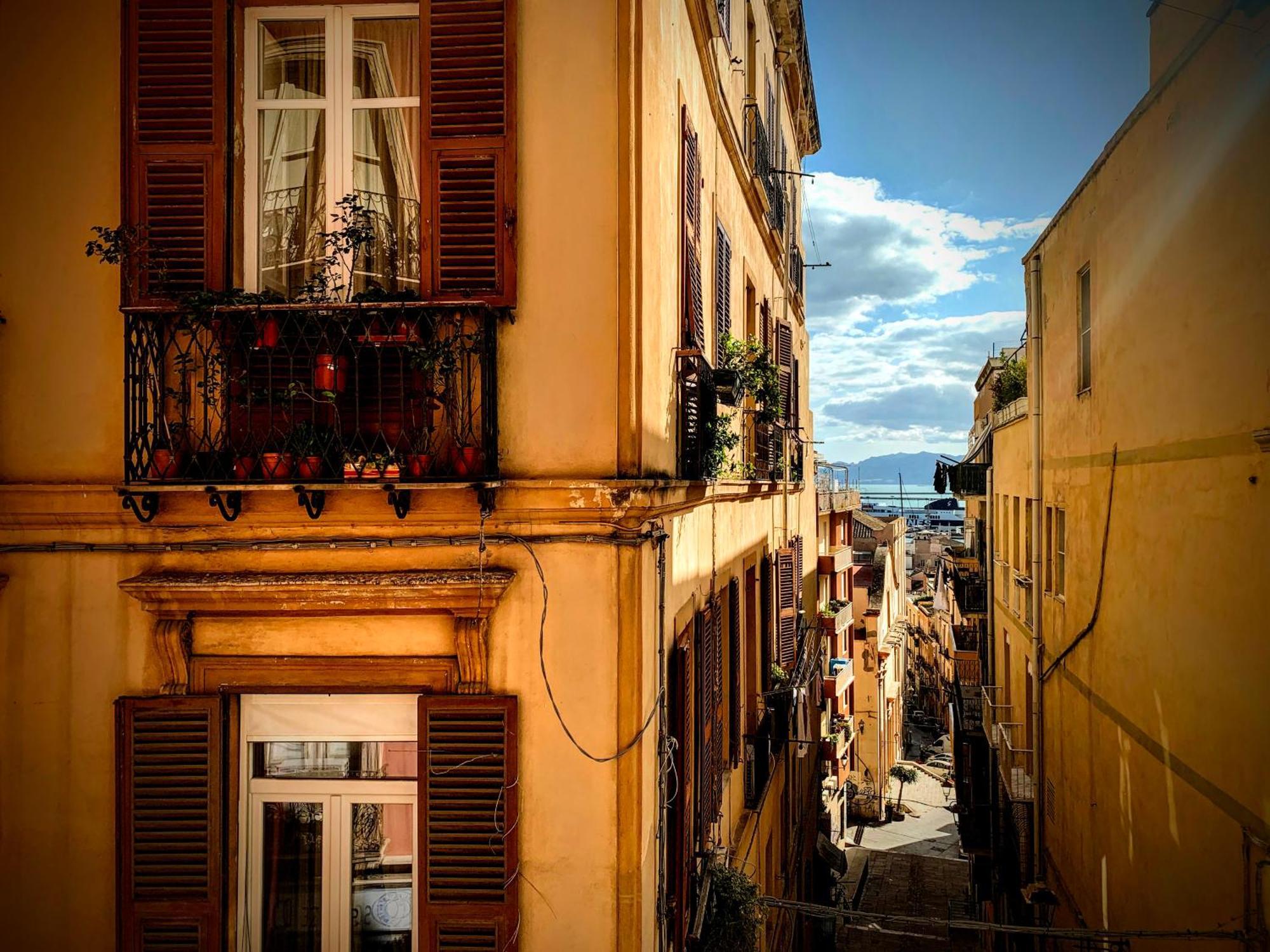 Panorama Di Mare Suite Via Cima Cagliari Centro Ngoại thất bức ảnh